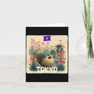 Cartão Fantasias engraçadas de guaxinim animal Toxyko par