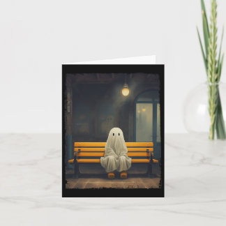 Cartão Fantasma Da Fama Vintage, Esperando Sentado Na Cad