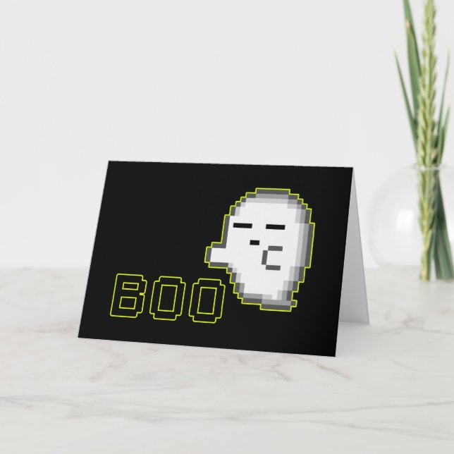 CARTÃO FANTASMA DE HALLOWEEN - BOO 2 (Frente)