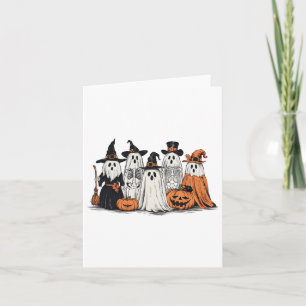 Cartão Fantasma E Amigos Em Figurinos Querem O Hallowee