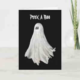 Cartão Fantasma Engraçado Do Passado De Halloween