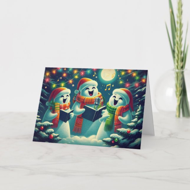 Cartão Fantasmagóricos de Neve (Frente)