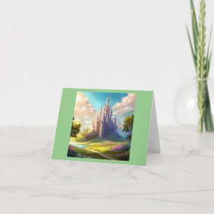 Cartão Fantasy Castle Happy Landscape 2