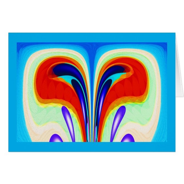 Cartão Fantasy Fountain (Frente Horizontal)