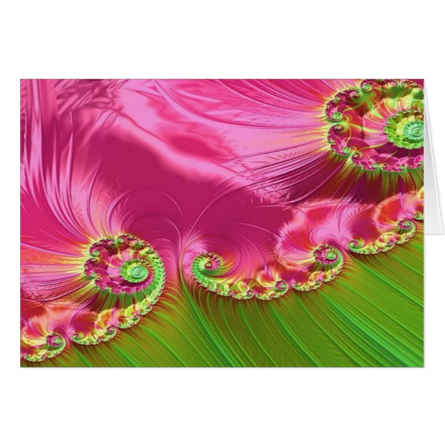 Cartão Fantasy Garden (Frente Horizontal)