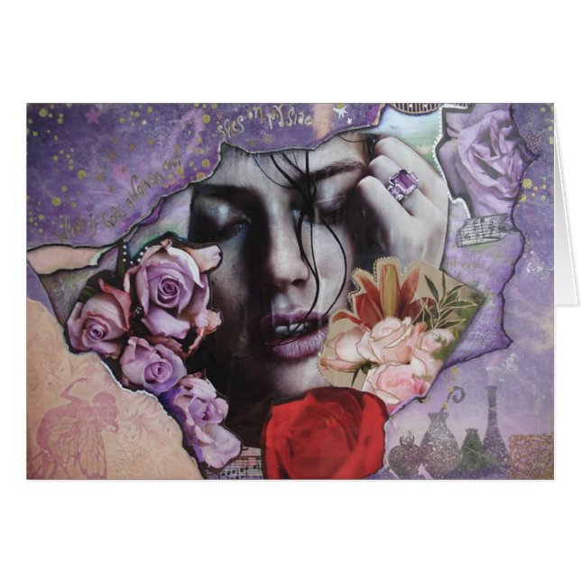 Cartão Fantasy Hidden Beauty (Frente Horizontal)