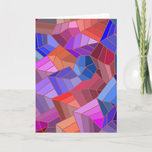 Cartão Fantasy Mounains View do Céu (Frente)