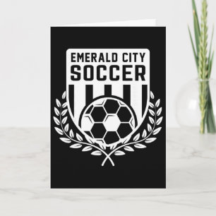 Cartão Fardo de futebol da Cidade Esmeralda do Mágico de