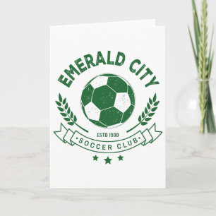Cartão Fardo de Futebol da Cidade Esmeralda do Mágico de