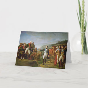 Cartão Farewell of Napoleon I and Alexander I