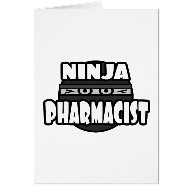 Cartão Farmacêutico Ninja (Frente)