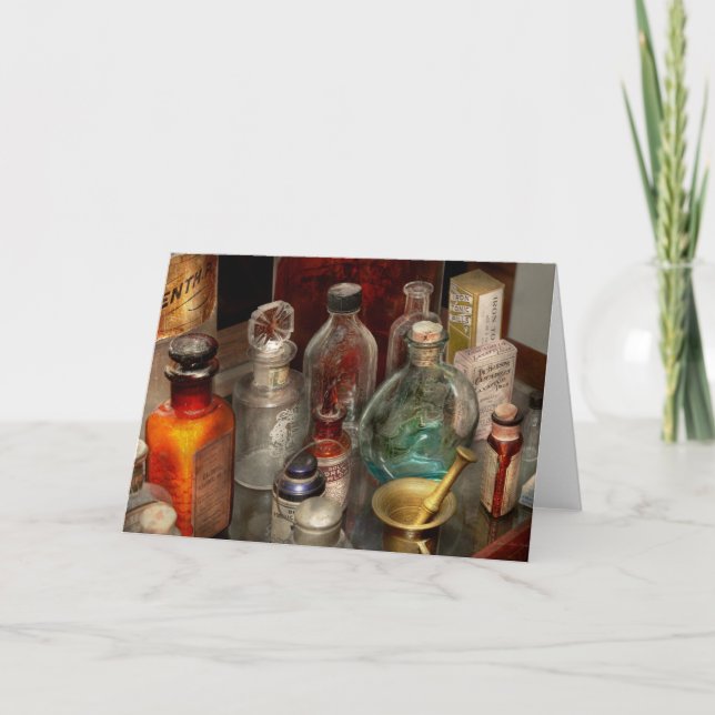 Cartão Farmácia - Escolha seu veneno (Frente)