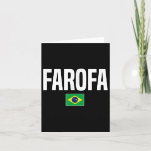 Cartão Farofa brasileira Brasil 