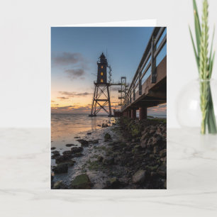 Cartão Faróis   Eversand-Oberfeue Alemanha