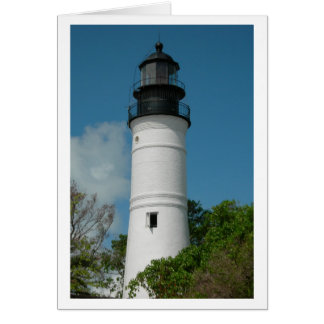 Cartão Farol-chave oeste (Vazio)