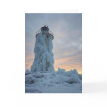 farol costeiro no inverno