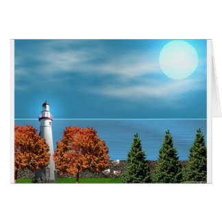 Cartão Farol de Cabeça de Marble