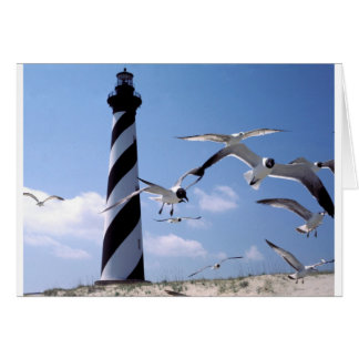 Cartão Farol de Cape Hatteras farol da Carolina do Norte