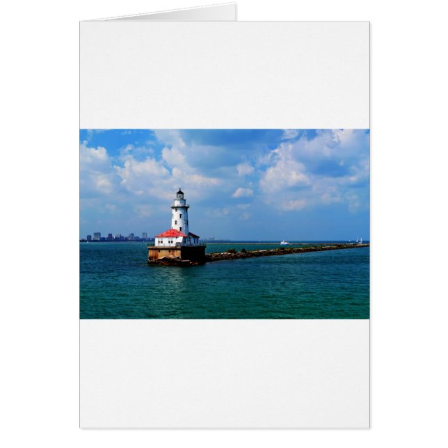 Cartão Farol de Chicago (Frente)