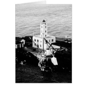 Cartão Farol de cinco ilhas do dedo