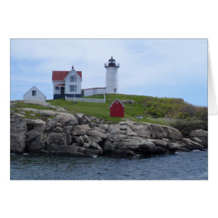 Cartão Farol de Nubble - Maine