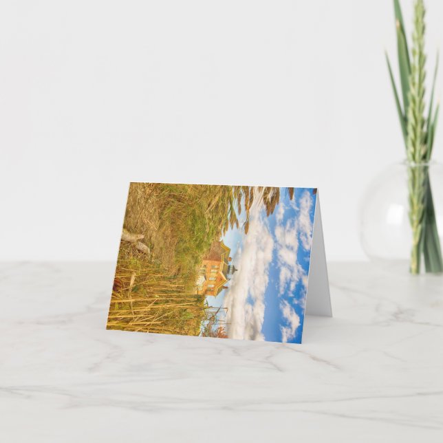 Cartão Farol de Saugerties (Frente)