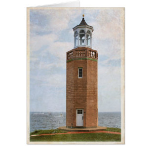 Cartão Farol em Avery Point, Groton CT - Vazio