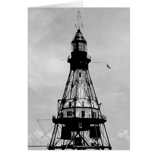 Cartão Farol Fowey Rocks (Frente)