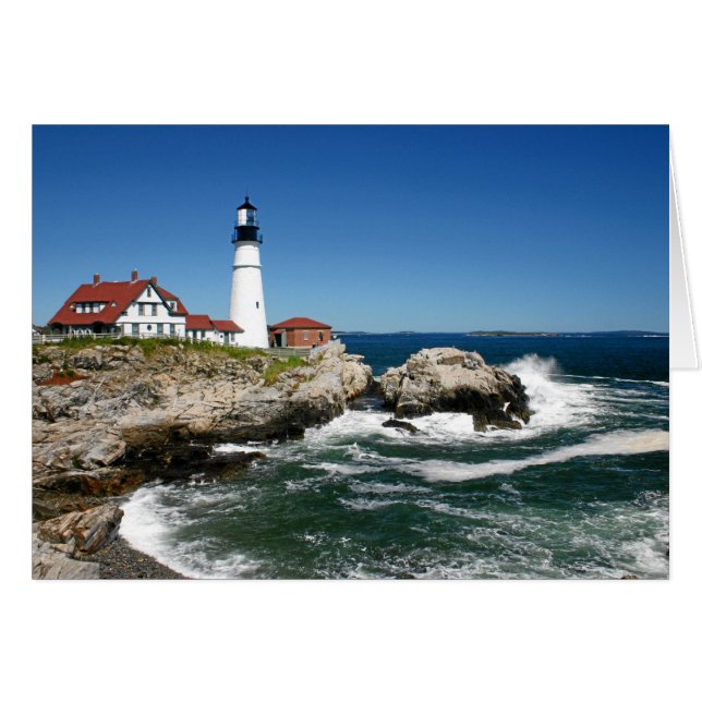 CARTÃO FAROL PRINCIPAL DE PORTLAND (Frente Horizontal)