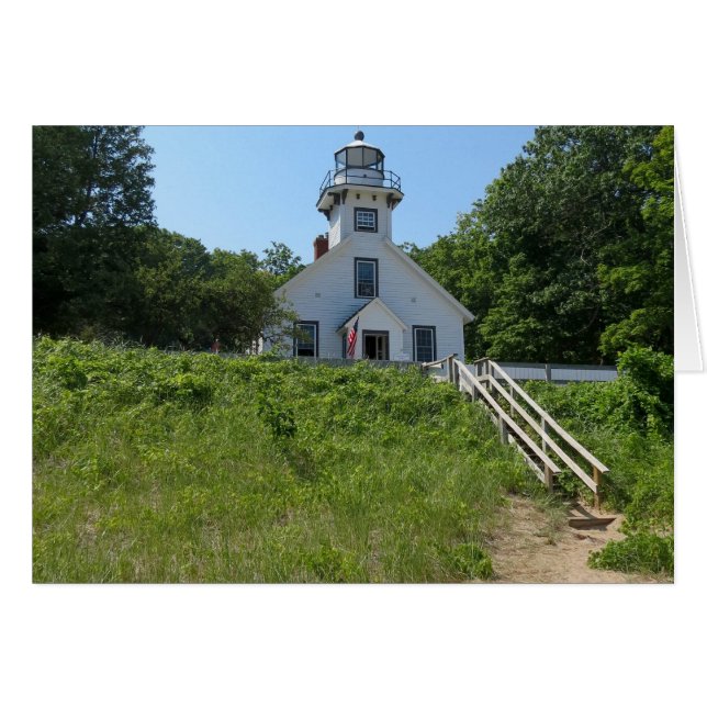 Cartão Farol velho do ponto da missão (Frente Horizontal)