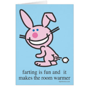 Cartão Farting é divertimento