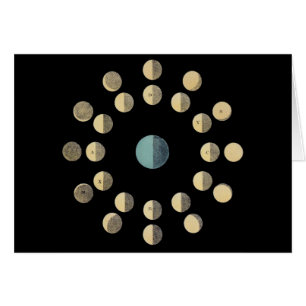Cartão Fases da lua