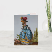 Fashion Plate 18th Century ~ Greeting / Note Cards