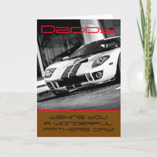 Cartão 'Fast car' Father's day card