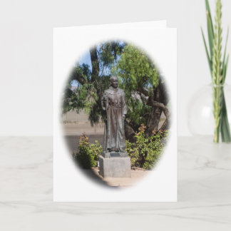 Cartão Father Junipero Serra greeting card