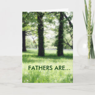 CARTÃO FATHERS ARE..