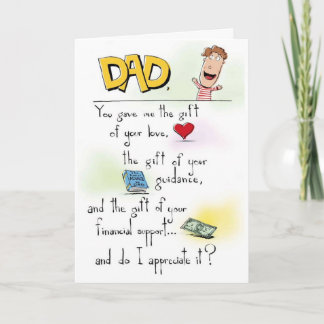 Cartão Father's day card