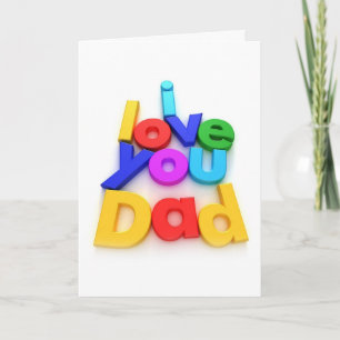 Cartão fathers day card