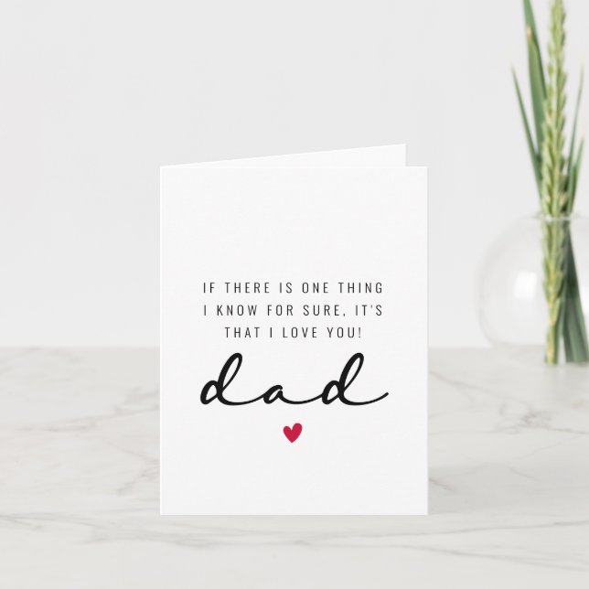Cartão Father's Day card for Dad! (Frente)