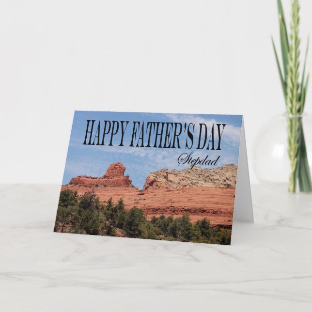 Cartão Father's Day Card For Stepdad (Frente)