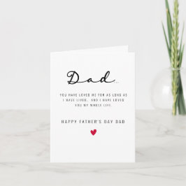 Cartão Father's Day card from Child