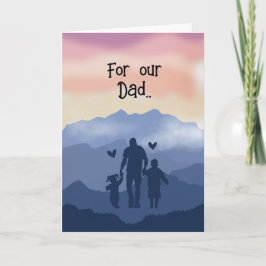 Cartão Father's Day Card from Kids Greeting Card