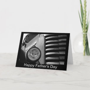 Cartão Father's Day card with Antique Car