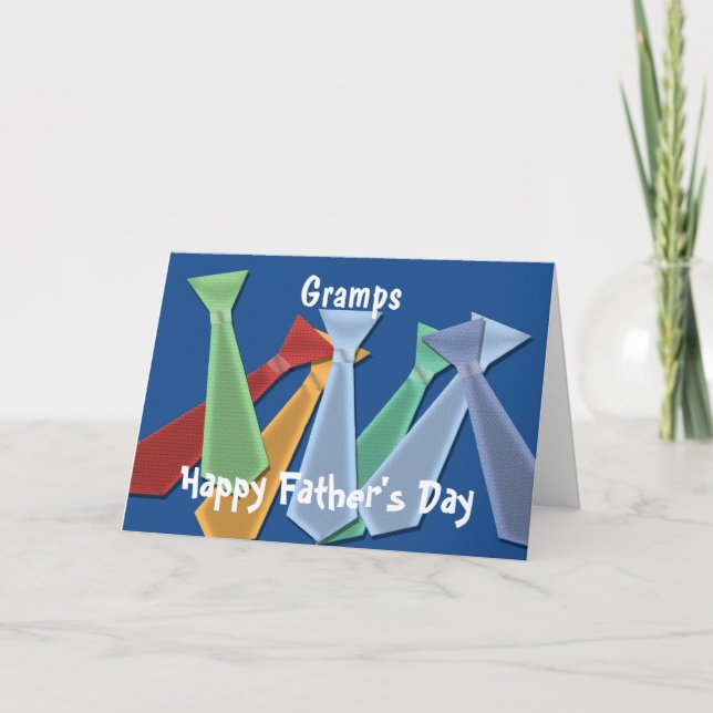 Cartão Father's Day customizable (Frente)