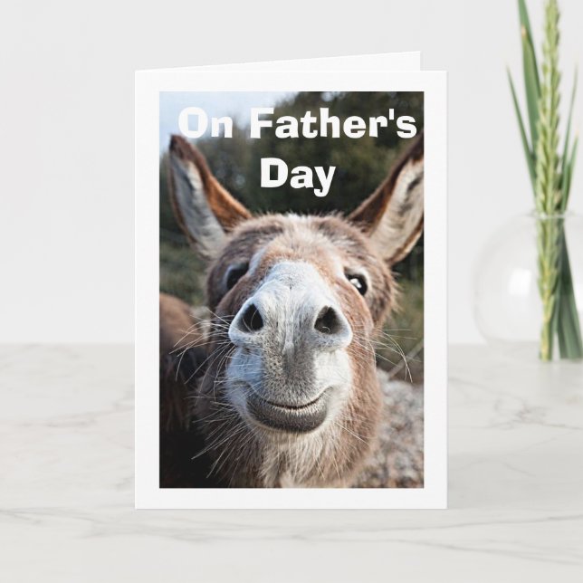 CARTÃO FATHER'S DAY DONKEY-YOU ARE LOVED (Frente)