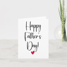 Father's Day Folded Greeting Card