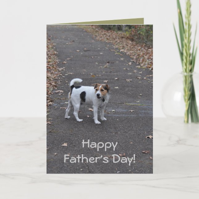 Cartão Fathers Day from the Dog (Frente)