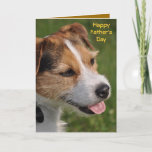 Cartão Fathers Day from the Dog<br><div class="desc">Custom Greeting Card Designs by Janz © 2008-2015 Jan Fitzgerald. All rights reserved. Graphic Design,  Artwork,  & Photography by Jan & Michael Fitzgerald...  2 cards SOLD to date ;-)</div>