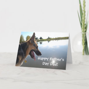 Cartão Father's Day German Shepherd
