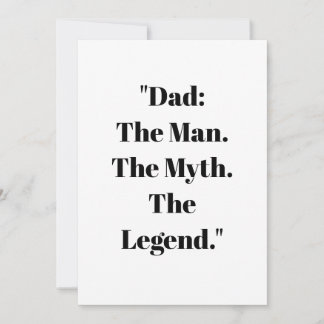 Cartão Father's Day Gift Card